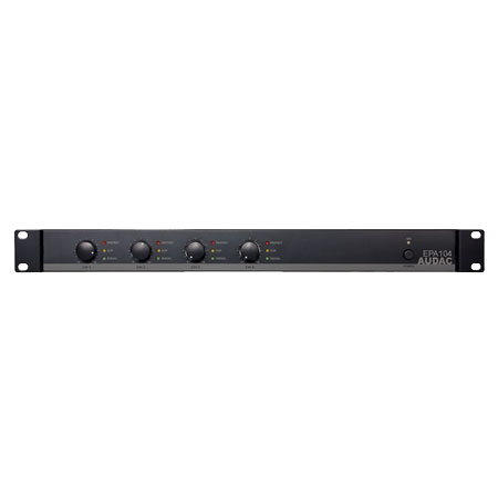 Audac EPA104 quad channel class d amplifier 4 x 100w - estar & crossover