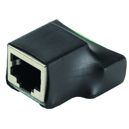 Audac CTA845 cable test adapter 8-pin terminal block to rj45