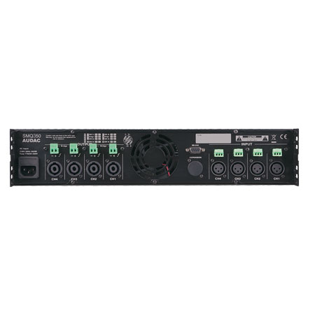 Audac SMQ350 WaveDynamics Quad Channel Power Amplifier 4 X 350W @ 4Ohm