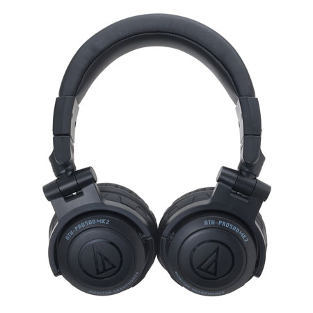 Audio-Technica ATH-PRO500MK2 BK Professional DJ Monitor Headphones
