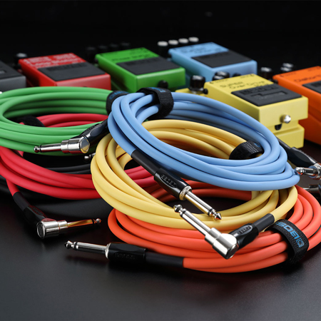 Boss BIC-10A-OR ORANGE 3M Instrument Cable, straight to angle, 1/4