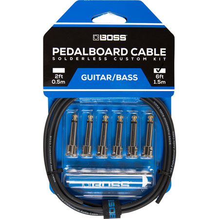 Boss BCK-6 Pedalboard cable kit 6 connectors 1.8m