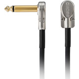 Boss BPC-8 patch cable, right-angle 1/4-inch pancake connectors, 20 cm length