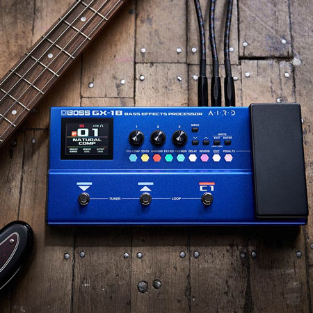 Boss GX-1B Ultra-portable amp/effects processor for bass