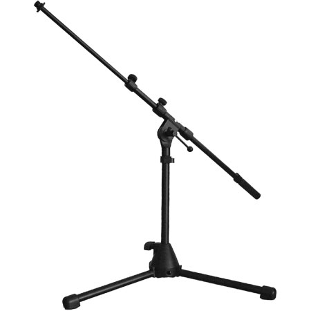 Caymon CST259/B Microphone drum stand with extendable boom arm, adjustable from 500 to 900mm, Black version