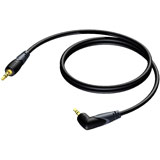 ProCab CLA718/3 3.5 mm jack male stereo to 3.5 mm jack angled male stereo - 3m