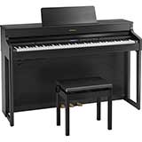 Roland HP-702 CH Digital piano, charcoal Black