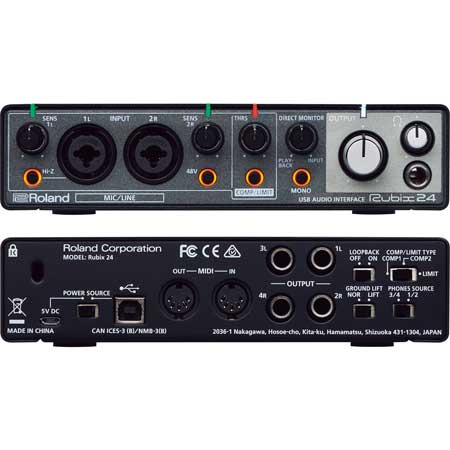 Roland Rubix-24 High Resolution USB audio interface 2in 4out