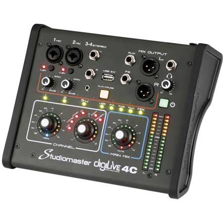 Studiomaster DigiLive 04C 4-Channel Digital mixer