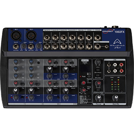 Wharfedale Connect-1002 FX Micro-Mixer 10-ch with FX