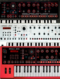 Roland BK-5 backing keyboard