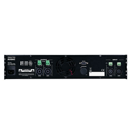 Audac SMA750 wavedynamicsT dual channel power amplifier - 2 x 750 watt
