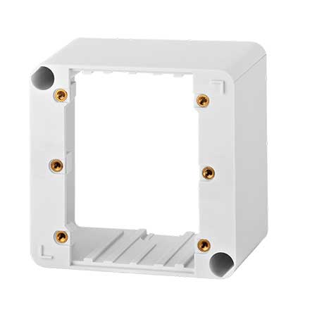 Audac WB3102/SW wall box for audac vc3xx2 volcontr - surface mount - white