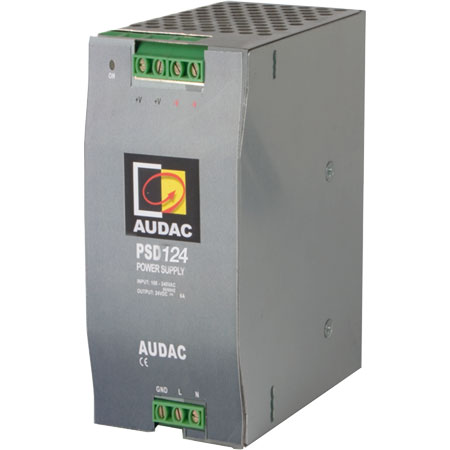 Audac PSD124 din rail power supply - 12vdc / 3.5a out - 100~240 vac in