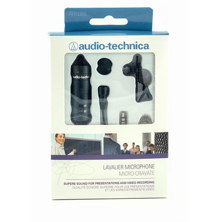 Audio-Technica ATR3350x Omnidirectional Condenser Lavalier Microphone