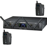 Audio-Technica ATW-1311 2.4GHz Digital Dual Channel Wireless Bodypack System