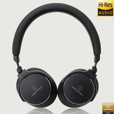 Audio-Technica ATH-SR5BK SonicPro High Resolution Audio On-Ear Headphones