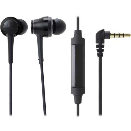 Audio-Technica ATH-CKR70iSBK High-Resolution In-Ear Headphones