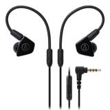 Audio-Technica ATH-LS50iSBK Live-Sound In-Ear Headphones