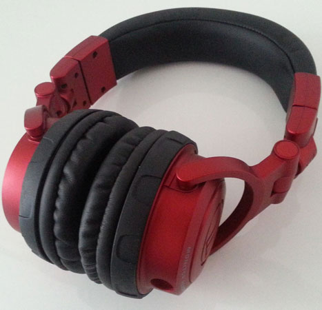 Audio-Technica ATH-PRO500MK2 RD Professional DJ Monitor Headphones