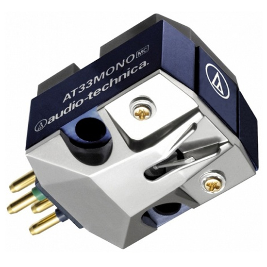Audio-Technica AT33MONO Elliptical 1/2 inch Standard Mount Cartridge - Mono
