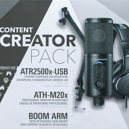 Audio-Technica CREATOR PACK Streaming, Podcasting and Recording Pack