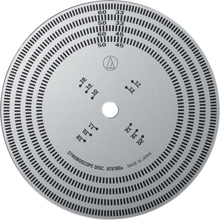 Audio-Technica AT6180a Stroboscopic disc
