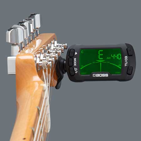 Boss TU-03 Clip-on Chromatic Tuner with color display