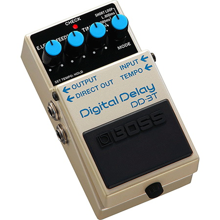 Boss DD-3T Iconic Digital Delay Upgraded with Tap Tempo Control