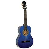 Kirkland Mod.34-nBL  Classic acoustic guitar blue