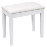 ORLA BENCH WH Piano Bench White