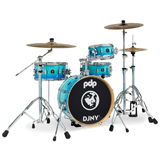 PDP PDDJ1804BF Daru Jones New Yorker II Shell Pack, 4-Piece, Blue Fade Lacquer