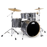 PDP PDMA2215KTTG Mainstage 5-Piece Complete Drum Kit, Twisted Graphite Finish Ply