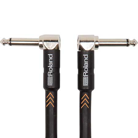 Roland RIC-BPC 15cm Instrument Cable, Angled/Angled 1/4