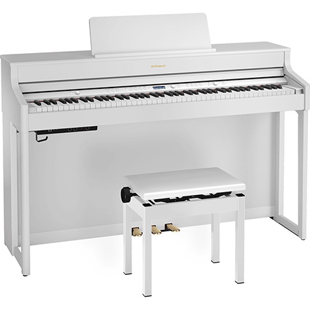Roland HP-702 WH Digital piano, charcoal Black