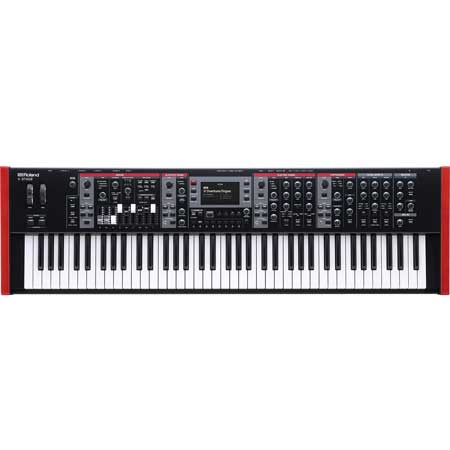 Roland V-STAGE76 Professional Stage keyboard, 4 independent sound engines, 76 semi-weighted waterfall keys