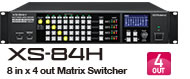 Roland XS-84H 8-In, 4-Out Multi-Format Matrix Switcher