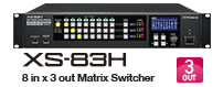 Roland XS-83H 8-In, 3-Out Multi-Format Matrix Switcher