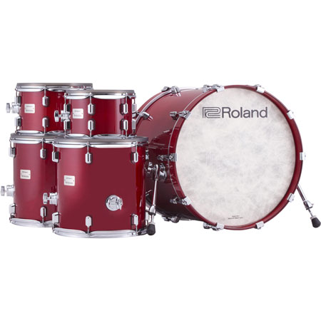 Roland VAD-716 2GC Flagship V-Drums Acoustic Design - Gloss Crimson