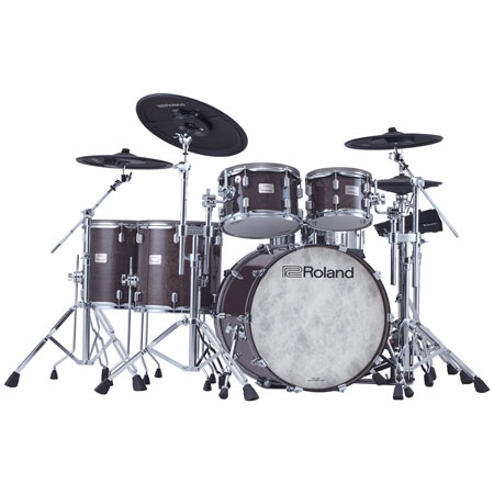 Roland VAD-716 2GE Flagship V-Drums Acoustic Design - Gloss Ebony Finish