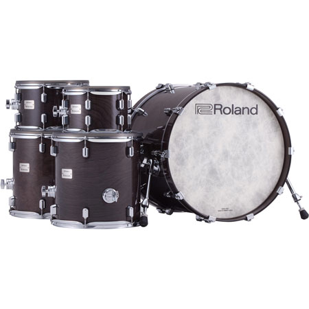 Roland VAD-716 2GE Flagship V-Drums Acoustic Design - Gloss Ebony Finish