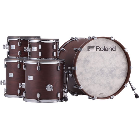 Roland VAD-716 SW Flagship V-Drums Acoustic Design - Satin Walnut