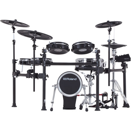 Roland TD-713 Flagship V-Drums set With V71 Sound Module And Standard Rack-Syle Drum Stand