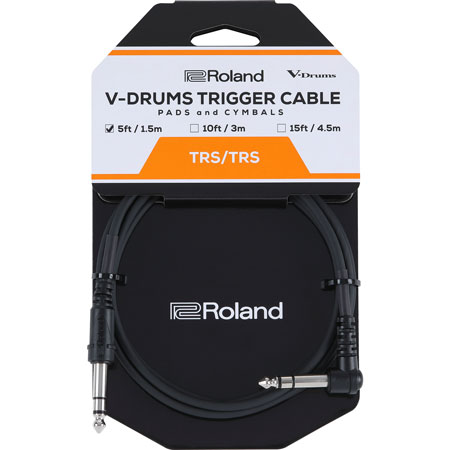 Roland PCS-5-TRA V-Drums trigger cable 1.5m straight/angled