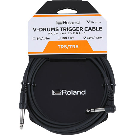 Roland PCS-15-TRA V-Drums trigger cable 4.5m straight/angled