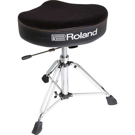 Roland RDT-SH Saddle Drum Throne, velours seat, hydraulic base