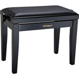 Roland RPB-200BK-EU Piano Bench, Satin Black, vinyl seat (EU model)