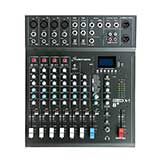 Studiomaster CLUBXS8+ 8-channel 4 x mic + 2 stereo line input mixer with USB/SD