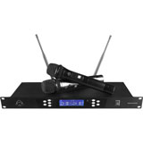 Wharfedale AerolineDuet-H600 Dual handheld wireless midrophone set with EQ, long range (600-690 MHz)