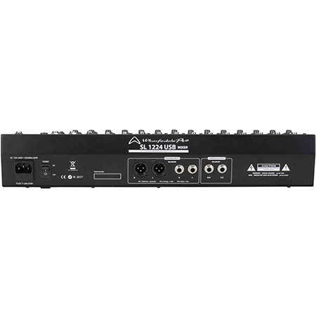 Wharfedale SL-1224 USB USB Studio/Live Mixer 12 mono+2 stereo in